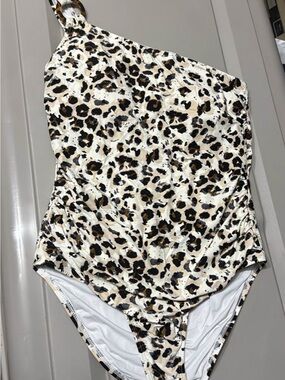 Leopard Print One-Piece Swimsuit